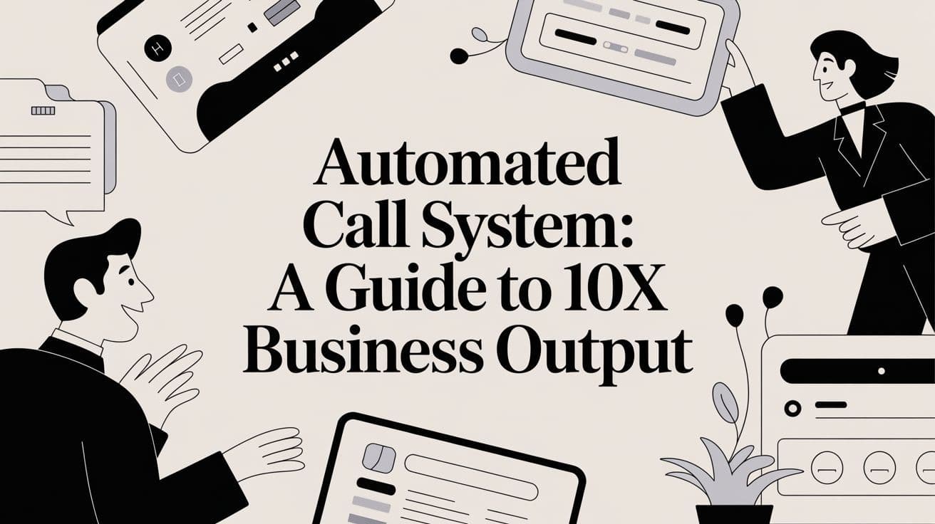 Automated Call System: A Guide to 10x Business Output